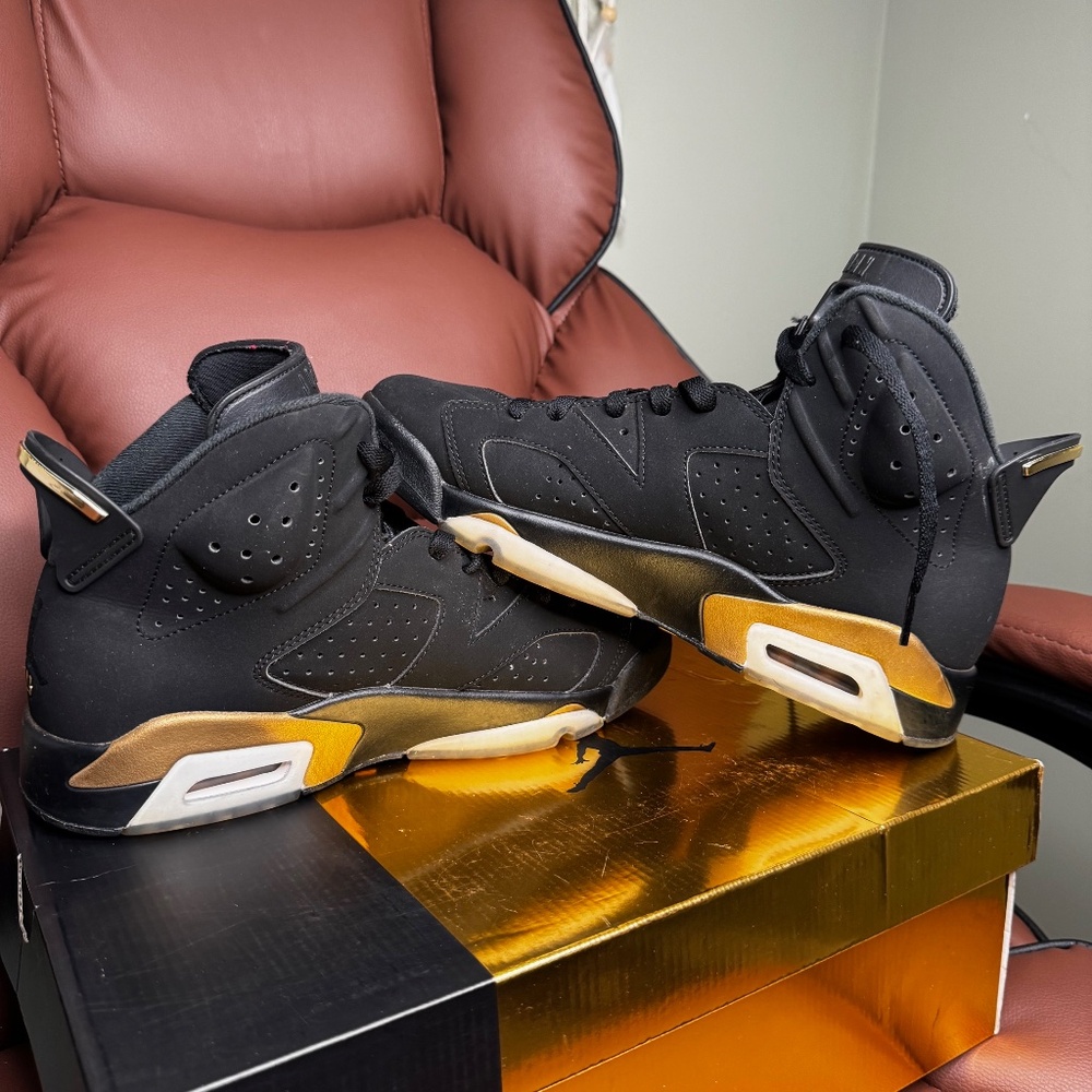 Air Jordan 6 Retro DMP Black & Gold